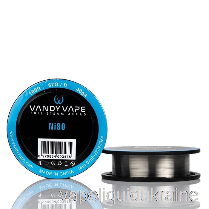 Vape Liquid Ukraine Vandy Vape Specialty Wire Spools Ni80 - 40GA - 100ft - 6.7ohm